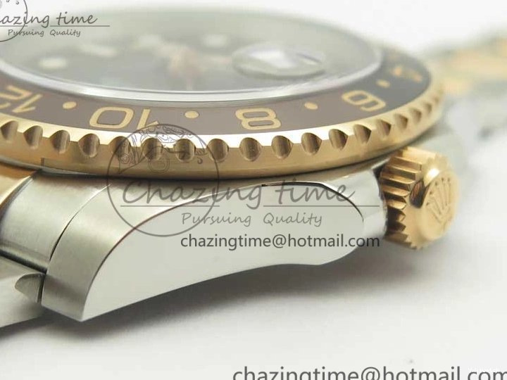 SS SS RG II Edition Black RG Black Bezel Best Dial GMF 126711CHNR 904L on GMT-Master Ceramic 904L Brown A2836 Bracelet 0510